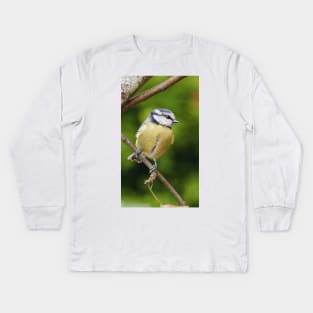 Mésange bleu - Birds avec le Panasonic  FZ 1000  part Olavia-Olao by Okaio Créations Kids Long Sleeve T-Shirt